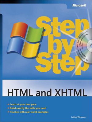 cover image of HTML and XHTML Step by Step